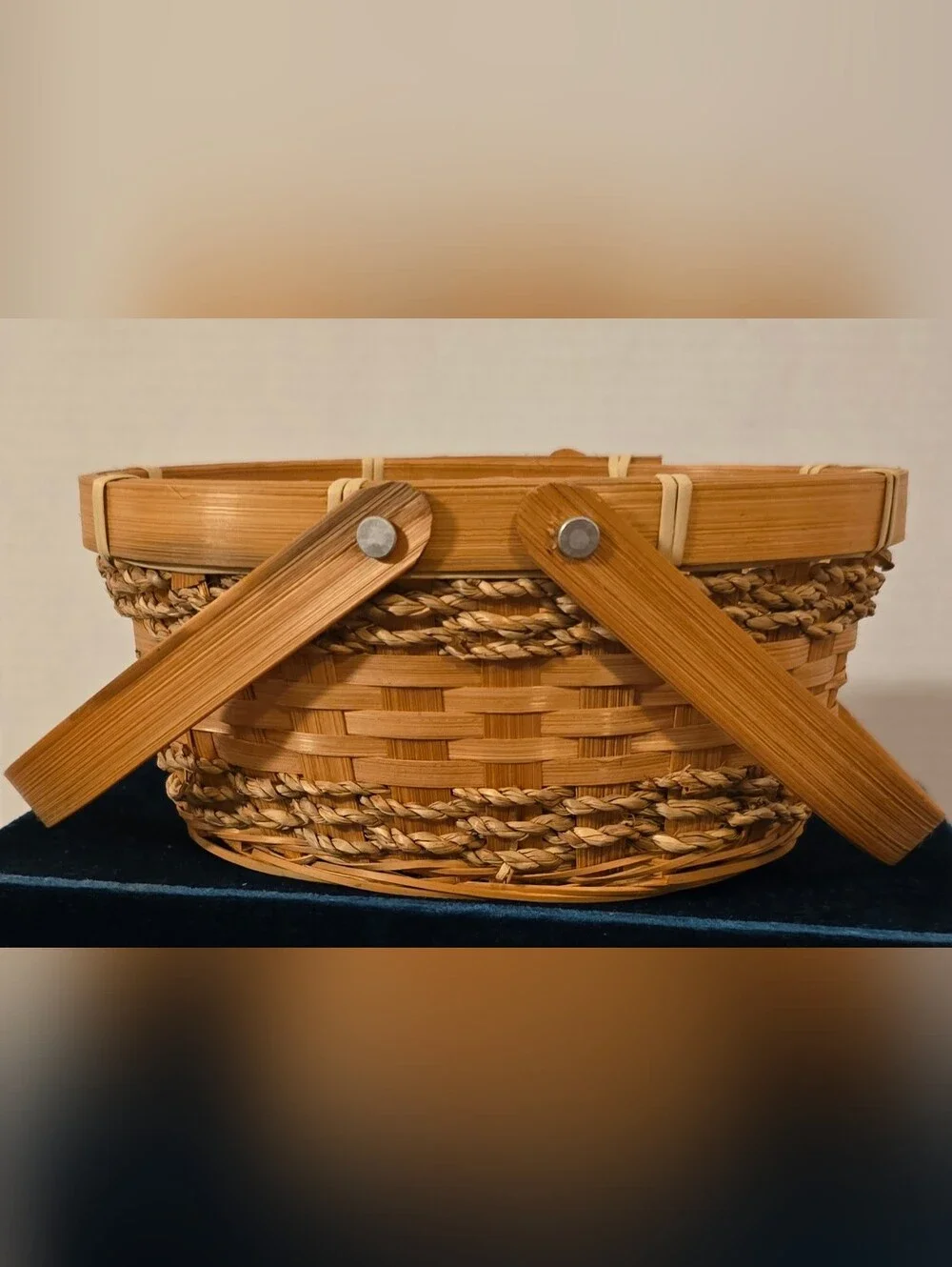VTG 2003 Avon Home Fragrance Collection Apple Cinnamon Spice Basket